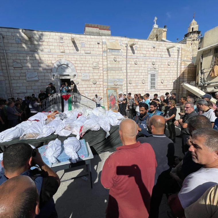 CP - ofiary ataku na kościół Św. Porfiriusza w Strefie Gazy