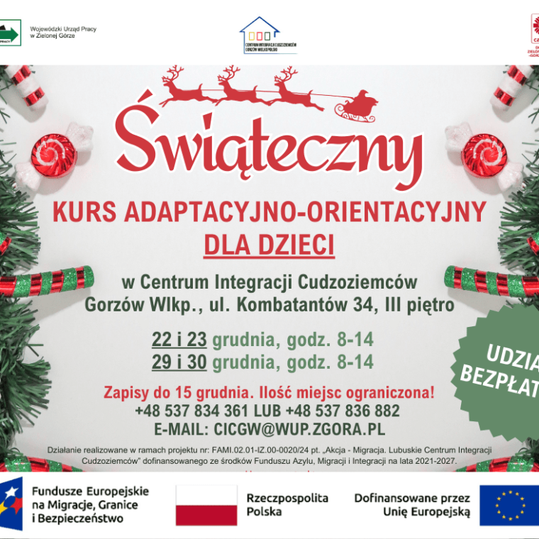 Świąteczny kurs dla dzieci - PL