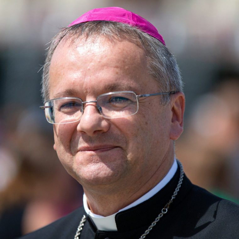Fot. Karol Porwich, Czestochowa, 12.03.2018. Wejscie 36 Pieszej Pielgrzymki Diecezji Zielonogorsko-Gorzowskiej na Jasna Gore. N/z bp Tadeusz Litynski.